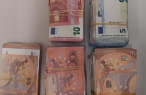 Bundespolizeidirektion Sankt Augustin: BPOL NRW: Bundespolizei stellt über 78.000 Euro sicher - Verdacht der Geldwäsche liegt vor