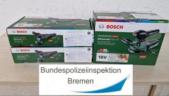 Bundespolizeiinspektion Bremen: BPOL-HB: Zivilfahnder der Bundespolizei nehmen gesuchten Dieb fest