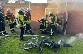 Freiwillige Feuerwehr der Stadt Goch: FF Goch: Defekter Akku löst Feuer aus