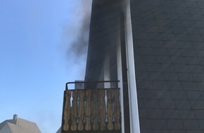 Feuerwehr Olpe: FW-OE: Starke Rauchentwicklung bei Kellerbrand am Ostersonntag