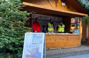 Polizei Duisburg: POL-DU: Stadtmitte: Kriminalprävention zum Greifen nah - Beratung auf dem Weihnachtsmarkt