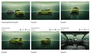 Skoda Auto Deutschland GmbH: Sportliche RS-Varianten runden das Angebot der neuen Škoda Enyaq-Familie nach oben hin ab