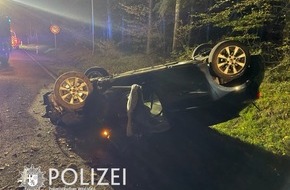 Polizeipräsidium Westpfalz: POL-PPWP: Betrunken Unfall gebaut