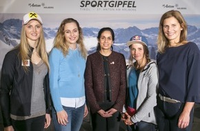 ProMedia Kommunikation GmbH: Gelungene Premiere für 1. Sportgipfel Tirol - St. Anton am Arlberg