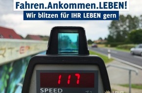 Polizeipräsidium Neubrandenburg: POL-NB: Fahren.Ankommen.LEBEN - Schwerpunkt Geschwindigkeit