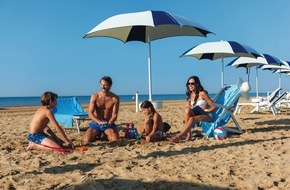 Tourismus Venedig und seine Strände: Strandregionen Venetiens bieten mit "Venice Sands" ein Rundumangebot für Bade-, Aktiv-, Camping- und Kultururlaub an 150 Kilometern Adriaküste (FOTO)