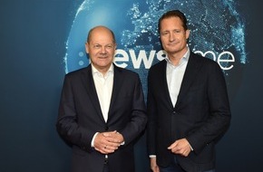 Seven.One Entertainment Group: Bundeskanzler Olaf Scholz und Ministerpräsident Hendrik Wüst zu Gast bei :newstime. Hochrangiger Politik-Empfang der Seven.One Entertainment Group in Berlin