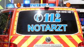 Freiwillige Feuerwehr Menden: FW Menden: Hohes Einsatzaufkommen im Rettungsdienst