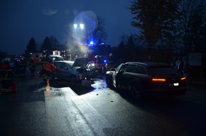 POL-STD: Drei Autoinsassen bei Unfall im Alten Land zum Teil schwer verletzt