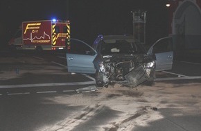 Polizei Hagen: POL-HA: Alkoholunfall in Wehringhausen - Totalschaden