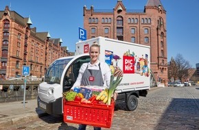 Picnic: Picnic startet Deutschland-Expansion mit Eröffnung in Hamburg / Gratis Lieferung nach Hause, zum günstigsten Preis und zudem nachhaltig: Picnic plant weitere Eröffnungen in diesem Jahr