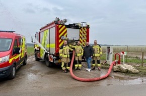 Feuerwehr Gemeinde Rheurdt: FW Rheurdt: Neues L&ouml;schwasserkonzept: Rheurdt investiert in die Sicherheit
