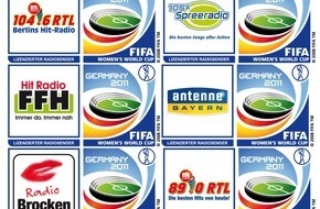 RTL Radio Center Berlin: Wenn Sommermärchen in Deutschland - dann mit den lizenzierten privaten Radiosendern der FIFA Frauen-Weltmeisterschaft Deutschland 2011[TM] (mit Bild)