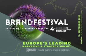 BrandFestival: Mehrfach preisgekröntes BrandFestival findet erstmals in Berlin statt: Ticketverkauf für den 12. September 2024 in der Alten Münze hat begonnen