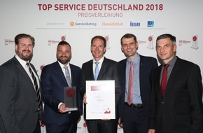 DVAG Deutsche Vermögensberatung AG: Platz 3 im Rating "TOP SERVICE DEUTSCHLAND": Deutsche Vermögensberatung punktet einmal mehr mit hervorragendem Kundenservice