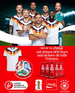 Coca-Cola begleitet die FIFA Fu&szlig;ball-Weltmeisterschaft 2026&trade;
