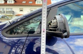 Polizeiinspektion Kusel und Polizeiwache Schönenberg-Kübelberg: POL-PIKUS: Spiegel abrasiert