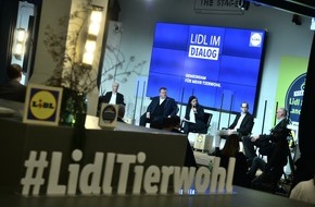 Lidl: "Lidl Tierwohl-Dialog" in Berlin - Nach Worten folgen Taten / Lidl führt als erster Händler flächendeckendes "5xD"-Angebot bei Schweinefrischfleisch und Wurstwaren der Marke "Metzgerfrisch" ein