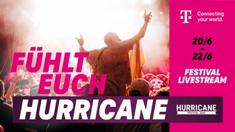 Deutsche Telekom AG: „Fühlt euch Hurricane“: MagentaTV und MagentaMusik bringen das Hurricane Festival direkt zu den Fans