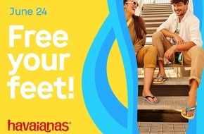 Havaianas: Havaianas feiert am 24. Juni den zweiten "International Free Feet Day"