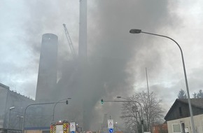 Polizeiinspektion Saarlouis: POL-SLS: Brandgeschehen Kraftwerk Ensdorf