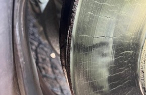 Polizeidirektion Oldenburg: POL-OLD: Regionale Kontrollgruppe überprüft Güterverkehr auf der A1 bei Wildeshausen +++ Mängel bei Reifen und Bremsanlagen festgestellt +++