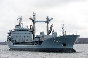 Presse- und Informationszentrum Marine: Betriebsstofftanker "Spessart" unterstützt Einsatzverband der NATO