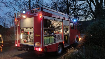 Freiwillige Feuerwehr Celle: FW Celle: Brennt elektrische Toilette in Altencelle