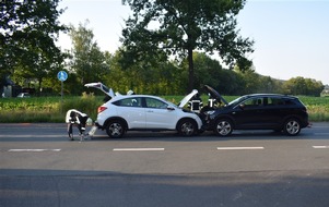 Kreispolizeibehörde Herford: POL-HF: Verletzte durch Frontalzusammenstoß- Gegenverkehr übersehen