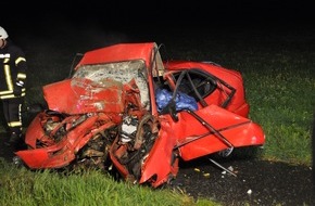 Freiwillige Feuerwehr Bedburg-Hau: FW-KLE: Tödlicher Verkehrsunfall auf der Gocher Landstraße in Bedburg-Hau