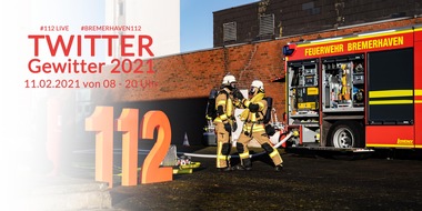 Feuerwehr Bremerhaven: FW Bremerhaven: Am Tag des europäischen Notrufs: Live dabei beim Twittergewitter der Berufsfeuerwehren