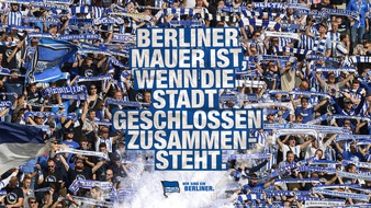 HERTHA BSC GmbH & Co. KGaA  : Hertha BSC startet Mauerfall-Kampagne