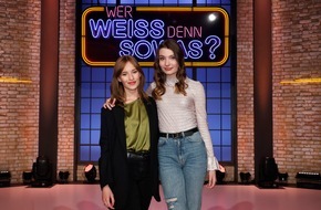 ARD Das Erste: Die Mädels vom Immenhof: Leia Holtwick und Valerie Huber bei "Wer weiß denn sowas?" / Das Wissensquiz vom 23. bis 27. Mai 2022, um 18:00 Uhr im Ersten