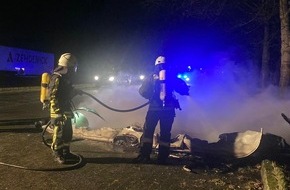 Feuerwehr Hattingen: FW-EN: Brennender Wohnwagen und mehrere kleine Einsätze