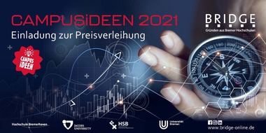 Universität Bremen: Ideenwettbewerb CAMPUSiDEEN 2021: Einladung zur digitalen Preisverleihung