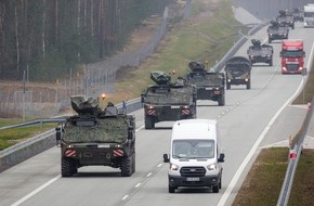 Operatives Führungskommando der Bundeswehr: Bundeswehrkonvois auf Straßen im Norden, Mitteldeutschland und Süden erwartet