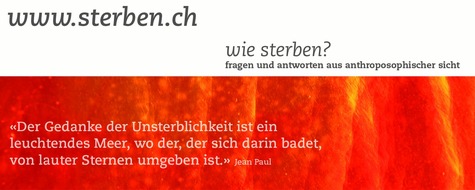 Forum für Sterbekultur: www.sterben.ch: Hilfen fürs Lebensende (BILD)