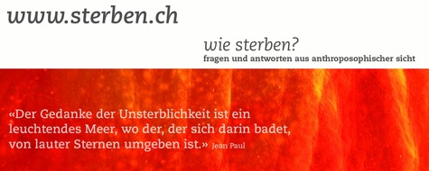 Forum für Sterbekultur: www.sterben.ch: Hilfen fürs Lebensende (BILD)