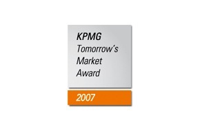 KPMG: "KPMG Tomorrow's Market Award" 2007 prämiert neue Impftechnik