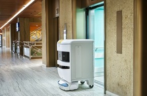 Schindler Deutschland: Reinigungsroboter nutzt erstmals selbstst&auml;ndig Schindler Aufz&uuml;ge im Bauknecht&acirc;Quartier Bottrop