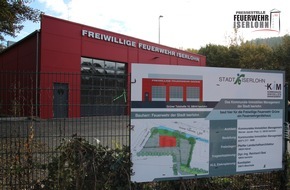 Feuerwehr Iserlohn: FW-MK: Die Löschgruppen Obergrüne und Untergrüne der Freiwilligen Feuerwehr Iserlohn ziehen gemeinsam in ein neues Gerätehaus.