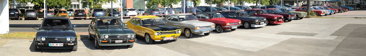 Einmal Capri, immer Capri - Fans des Sportwagenklassikers besuchen mit ihren automobilen Lieblingen die Ford-Werke