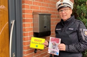 Polizeidirektion Lübeck: POL-HL: Lübeck/Ostholstein / 30. Oktober - Tag des Einbruchschutzes
