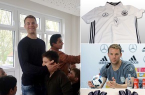 United Charity gemeinnützige Stiftungs GmbH: Manuel Neuer versteigert seine EM-Ausrüstung / Nationaltorhüter stellt getragene und signierte Sammlerstücke zur Verfügung / Erlöse fließen an seine Stiftung