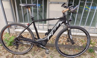 Polizei Bonn: POL-BN: Bonn-Nordstadt: Hochwertiges E-Bike sichergestellt - Polizei sucht Eigentümer