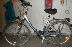Polizeidirektion Ratzeburg: POL-RZ: Eigentümer eines Fahrrades gesucht