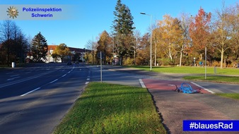 Polizeiinspektion Schwerin: POL-SN: Zwei Verkehrsunfälle in Schwerin mit verletzten Radfahrern