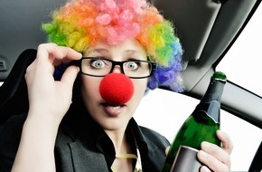 Deutscher Verkehrssicherheitsrat e.V.: Karneval feiern ohne Reue / DVR warnt vor Alkohol am Steuer (FOTO)