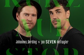 RTLZWEI: Jan SEVEN dettwyler x Johannes Oerding: "Kurz auf Stop"- Ein Song über das Anhalten in einer hektischen Welt