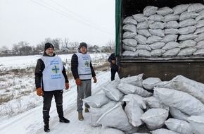 Caritas international: Ukraine: Caritas hilft in den entlegensten Dörfern und baut die Winterhilfe weiter aus